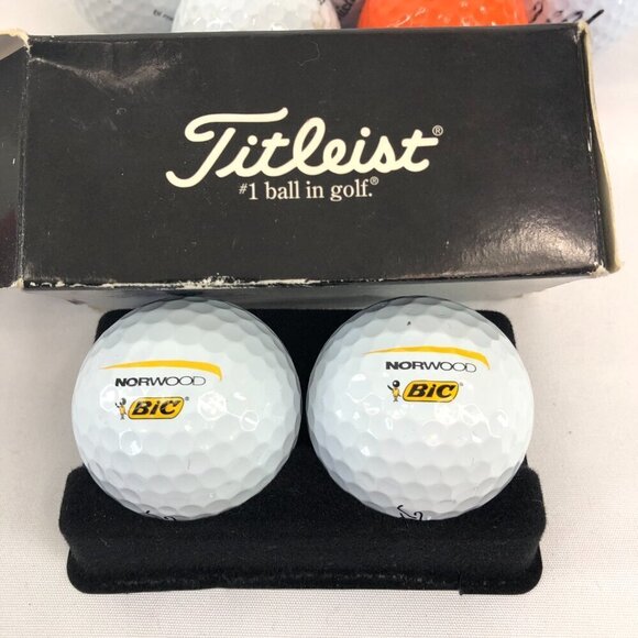 Golf Ball Lot Of 16 Assorted Balls With 47 Assorted Tees - Picture 5 of 6